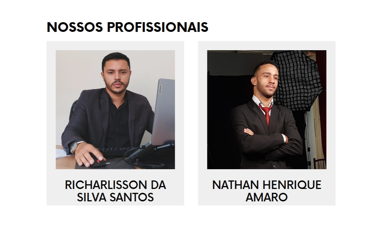 Os profissionais